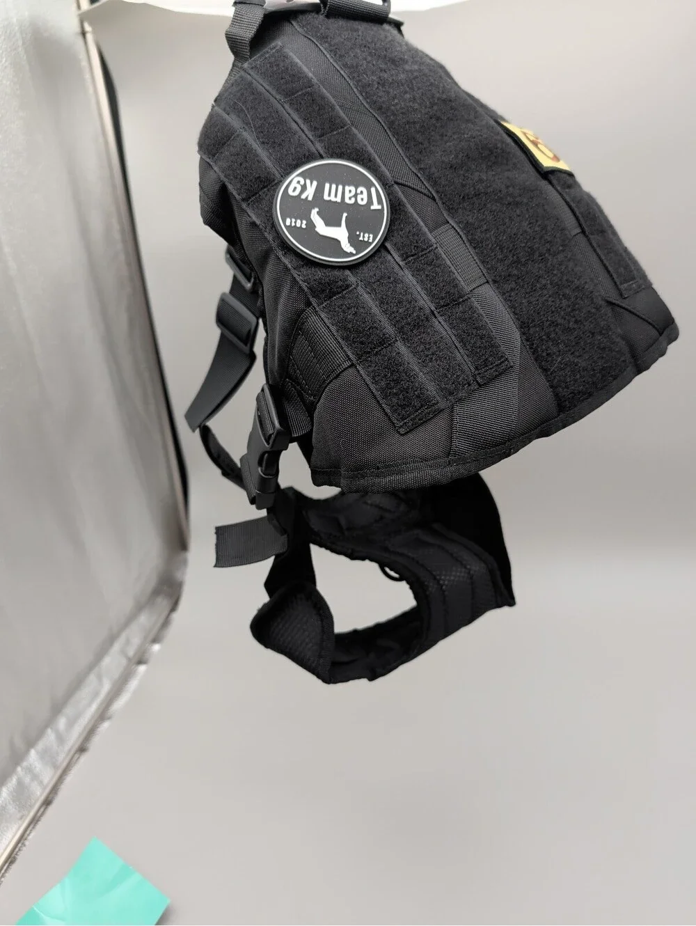 Team K9 Large Black Tactical Dog Harness w/ Handle and Adjustable Straps [COPY]